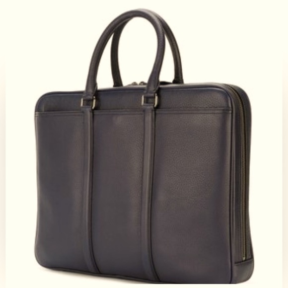 COACH Metropolitan Slim Briefcase Olive Green Glovetanned Leather Unisex EUC - Picture 16 of 16